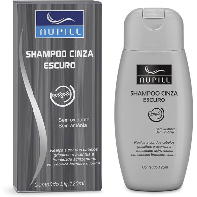 NUPILL SHAMPOO CINZA ESCURO...